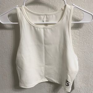 BuffBunny Aurora crop top coconut white size Large